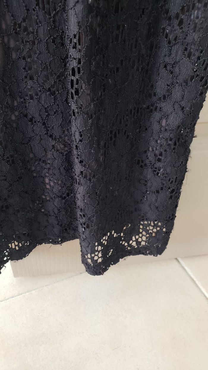 Robe noire dentelle  taille 38