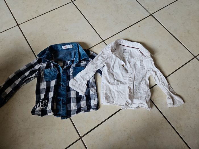 Lot de 2 chemises 24 mois