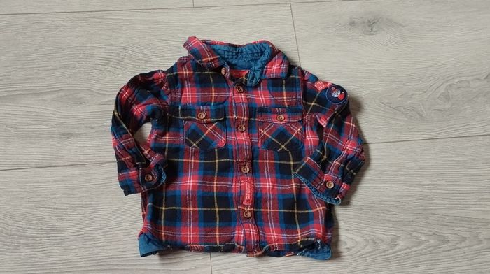 Chemise ML garçon 12 mois tissaia