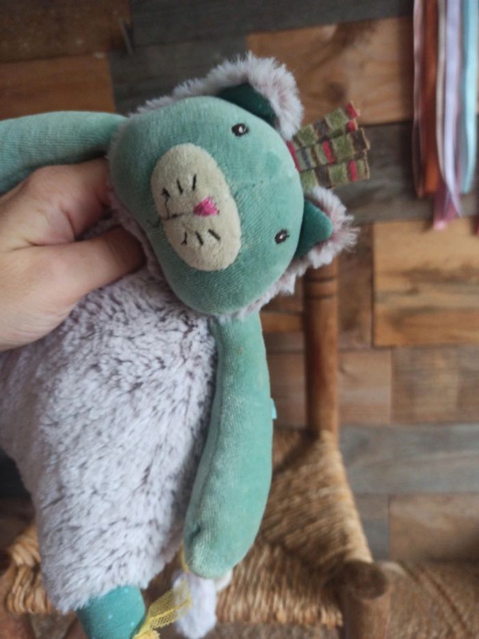 Peluche musicale les pachats moulin roty tbe - photo numéro 6