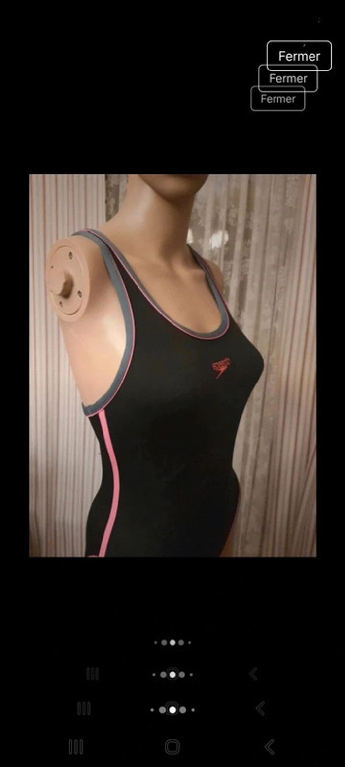 Jolie Maillot de bain noir Speedo fr 38 - photo numéro 5