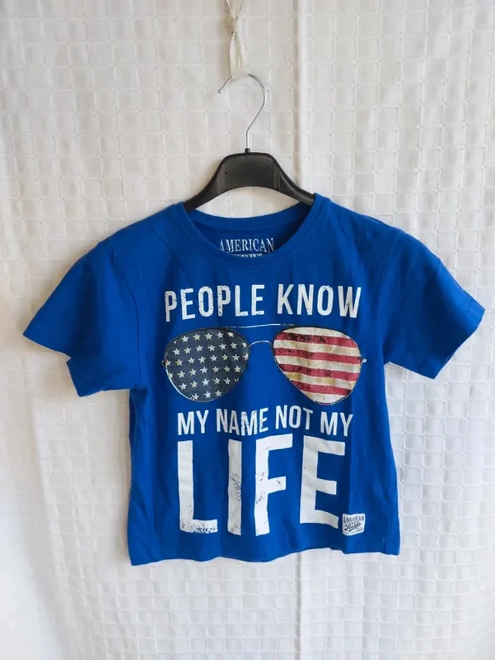 Tee-shirt 8 ans Américain People