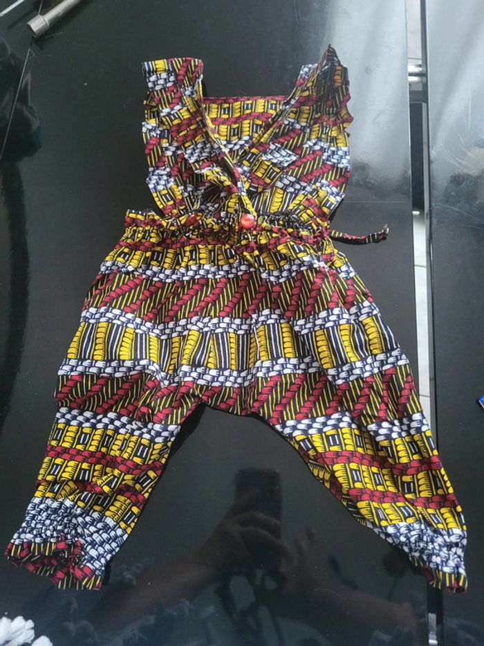 Salopette wax 2 ans fait main - photo numéro 2