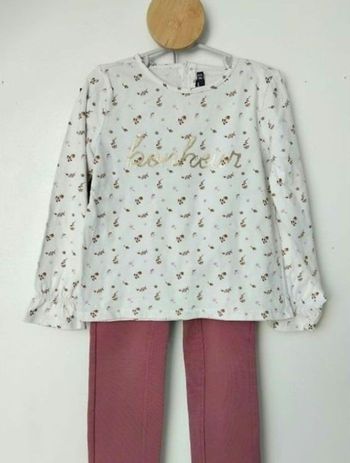 Pantalon et T-shirt manches longues 7 ans Sergent Major Lot Fille 🩷