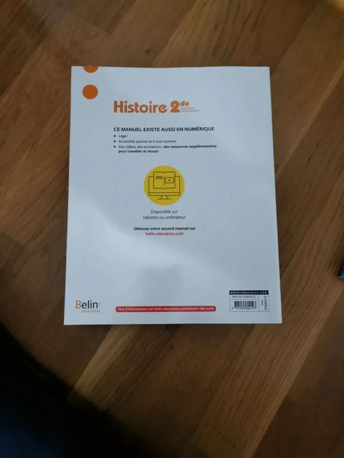 Livre histoire 2de - photo numéro 2