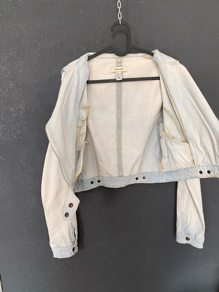 Blouson décoloré et usure d’origine au col 2000 - photo numéro 4