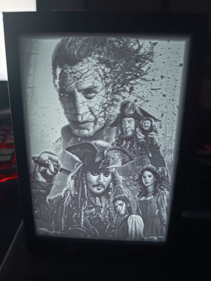 Lampe litho jack Sparrow - photo numéro 3