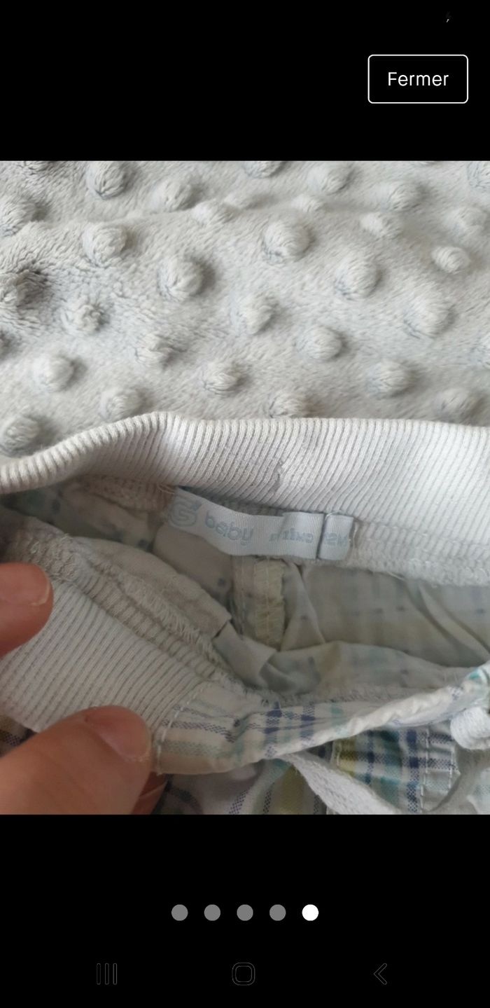 Lot de 2 shorts Gémo 12 mois - photo numéro 5