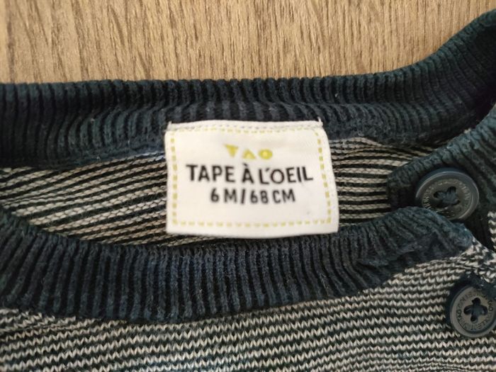 Tenue tao 6 mois moutarde - photo numéro 3