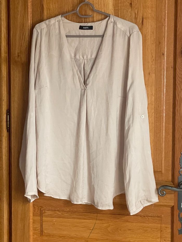 Chemisier beige