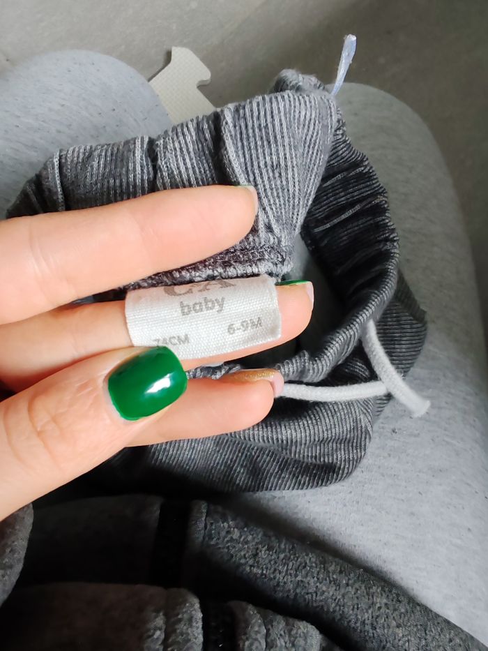 Pantalon c&a gris 6/9m - photo numéro 2