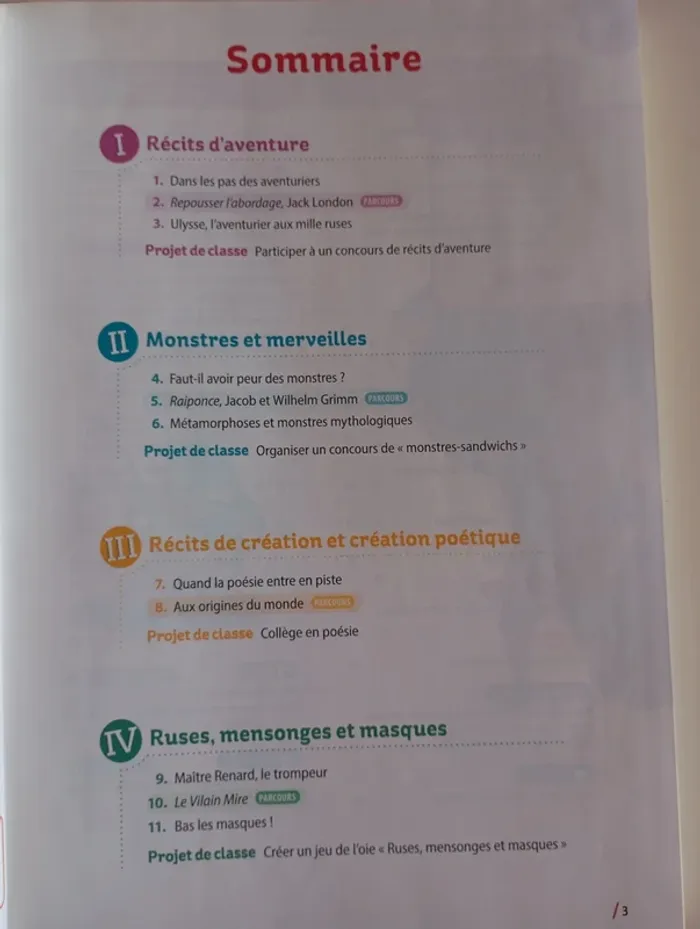 Manuel français : Fleurs d'encre 6e - photo numéro 4