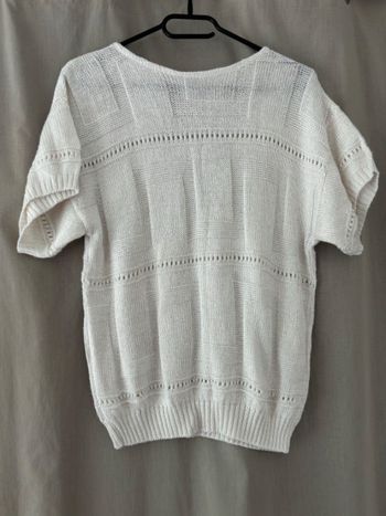 Haut pull manches courtes