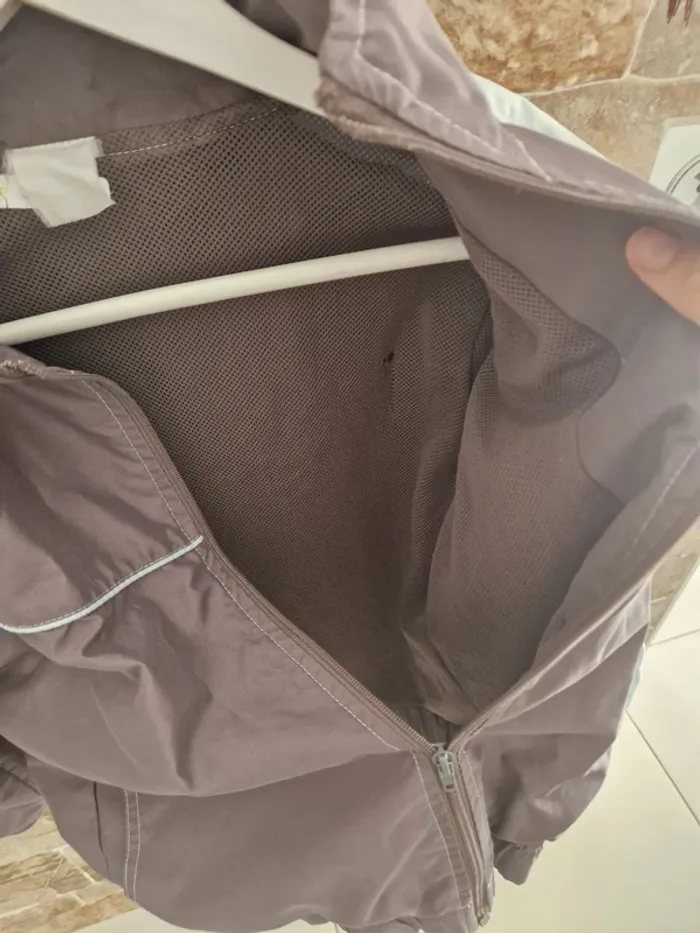 1 gilet survetement gris zip taille 8 ans - photo numéro 4