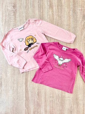2 t-shirts bébé fille