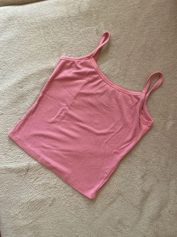 Débardeur crop top taille M shein rose