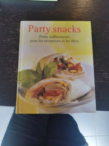 Livre de recettes "Party snacks"