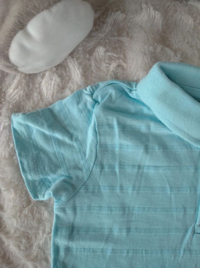 Polo tee shirt chemise manches courtes Garçon 18/24 mois Palmier Zeeman 100% coton - photo numéro 3