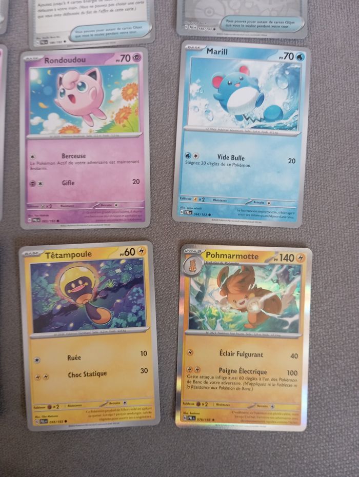Lot 20 Cartes Pokémon Évolutions A Paldea Sans Doubles - photo numéro 4