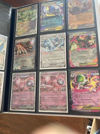 Lot de 45 cartes Pokémon ex en français 