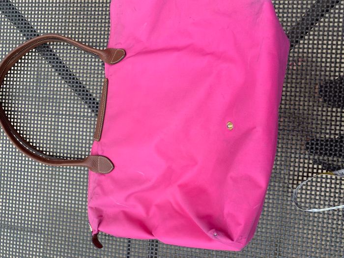 Grand sac Longchamp rose - photo numéro 6