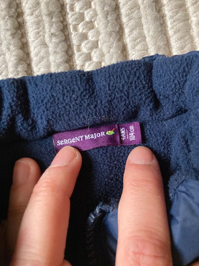 Veste doudoune bleue Sergent Major 4 ans - photo numéro 2