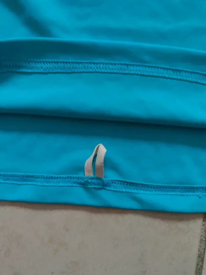 Tee-shirt manches courtes bleu anti uv 8 ans Decathlon - photo numéro 6