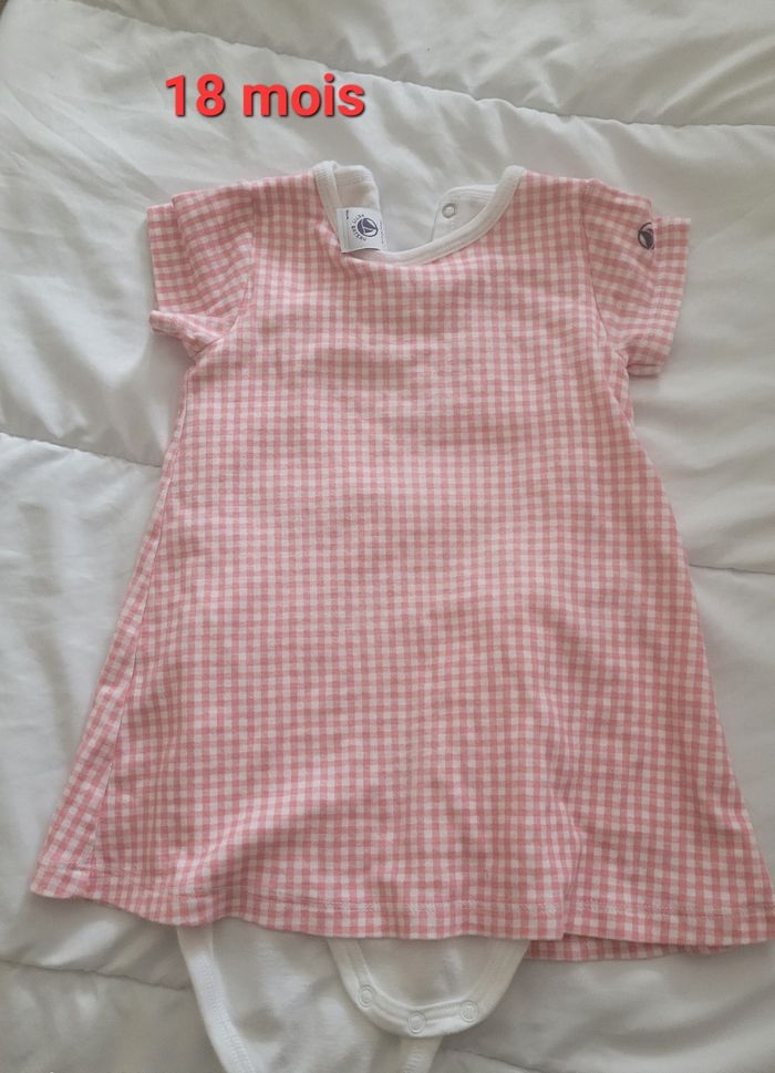 Robe vichy rose