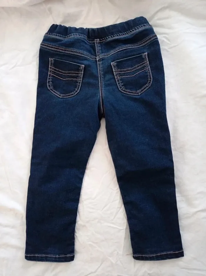 Tregging jean fille TAO 36 mois - photo numéro 2