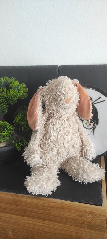 plush tan bunny peluche lapin jellycat beige rose 25z8437 blanc Lovely Bille