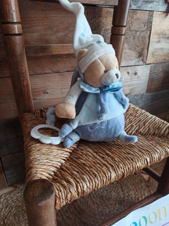 peluche ours musical doudou et compagnie tbe - photo numéro 3