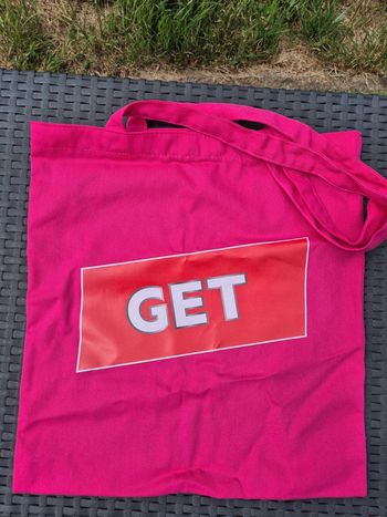 Tote bag Get rose - neuf