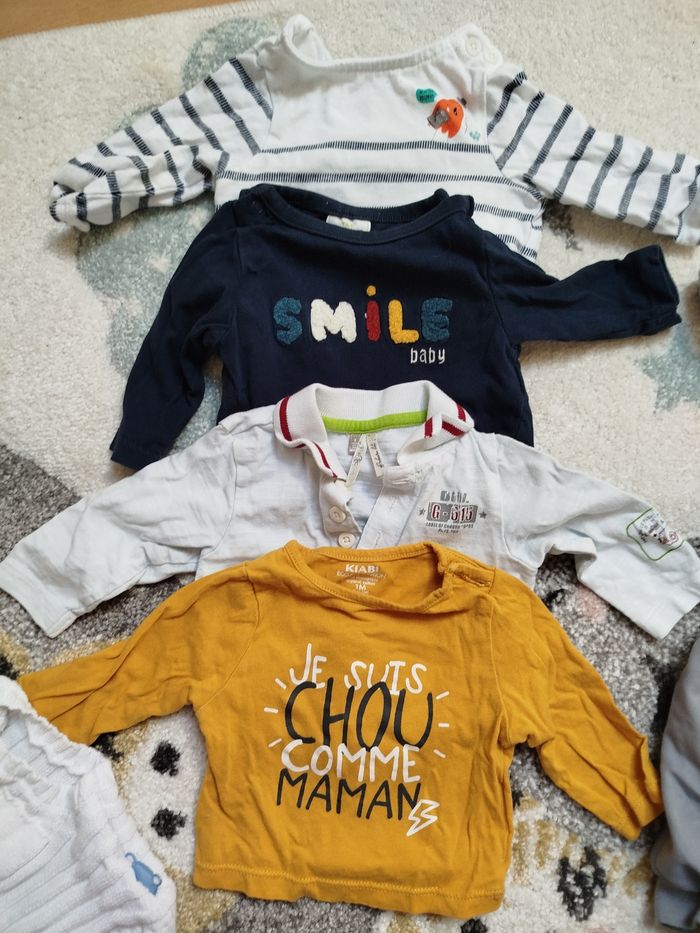 Lot vêtements 1 mois garçon - photo numéro 5