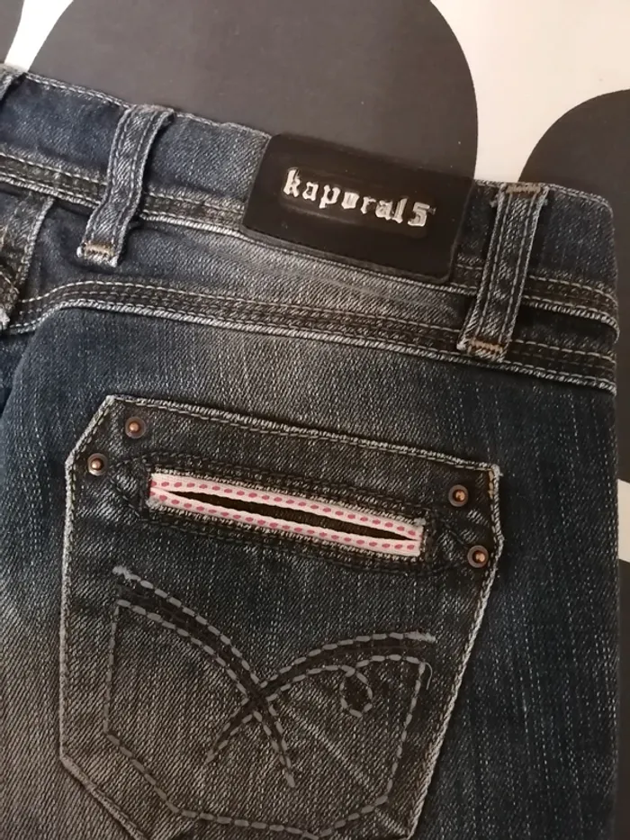 Jeans Kaporal 5 taille 36 esprit vintage - photo numéro 5