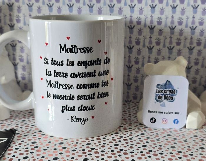 Muffin maîtresse a personnalisé