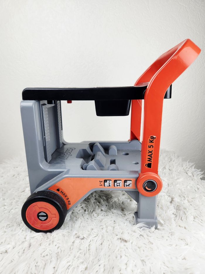 Diable bricolo et caisse à outils avec ces accessoires marque Black and Decker Smoby 🎅 - photo numéro 4