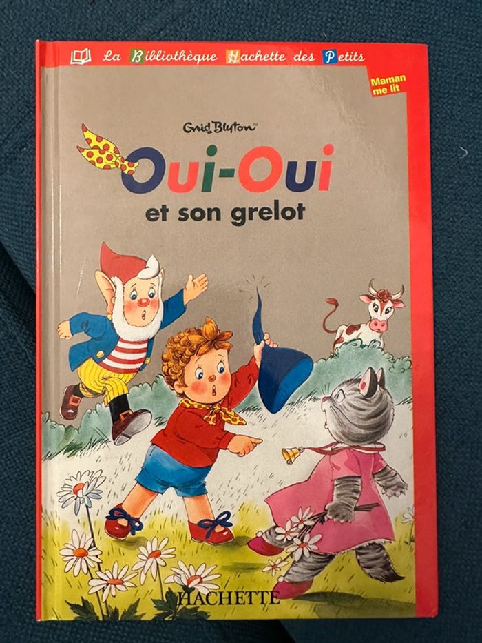 Livre album vintage Oui-Oui et son grelot Hachette bibliothèque des petits Maman me lit