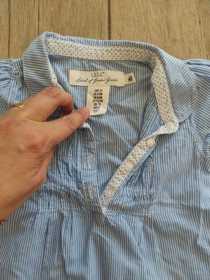 Chemisette fille 12 mois H&M - photo numéro 2