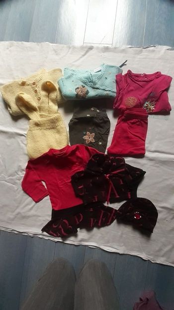 Lot de 4 ensembles fille
