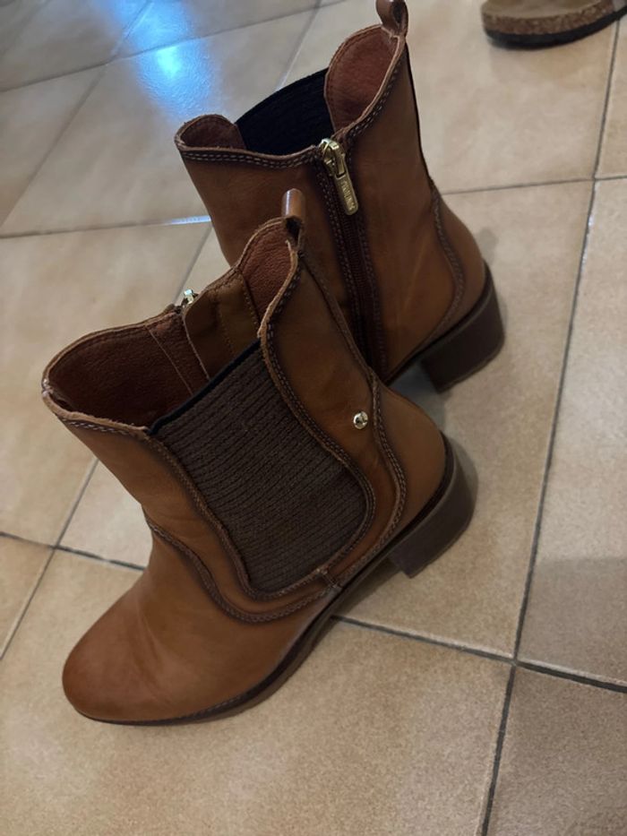 Botte en cuir pikolinos - photo numéro 2