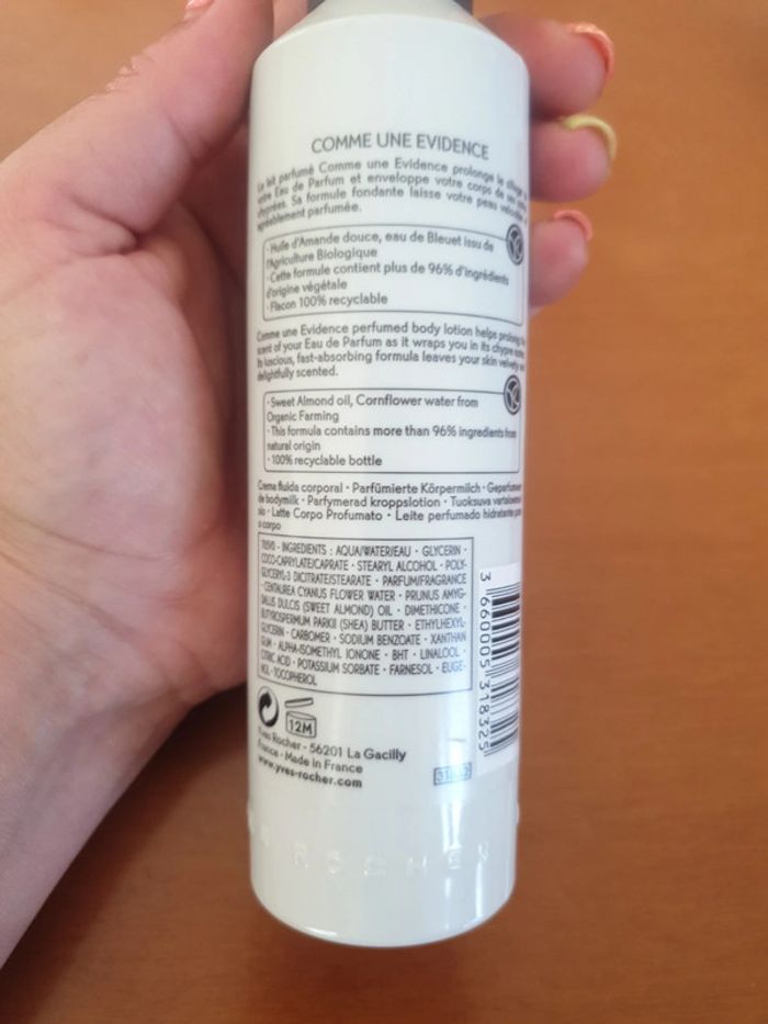 lait parfumé Yves rocher comme une évidence - photo numéro 2