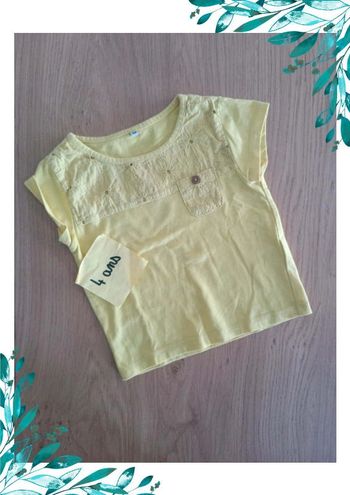T-shirt fille 4 ans