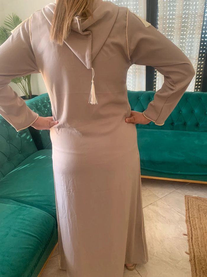 Djellaba jelaba beige neuf - photo numéro 8