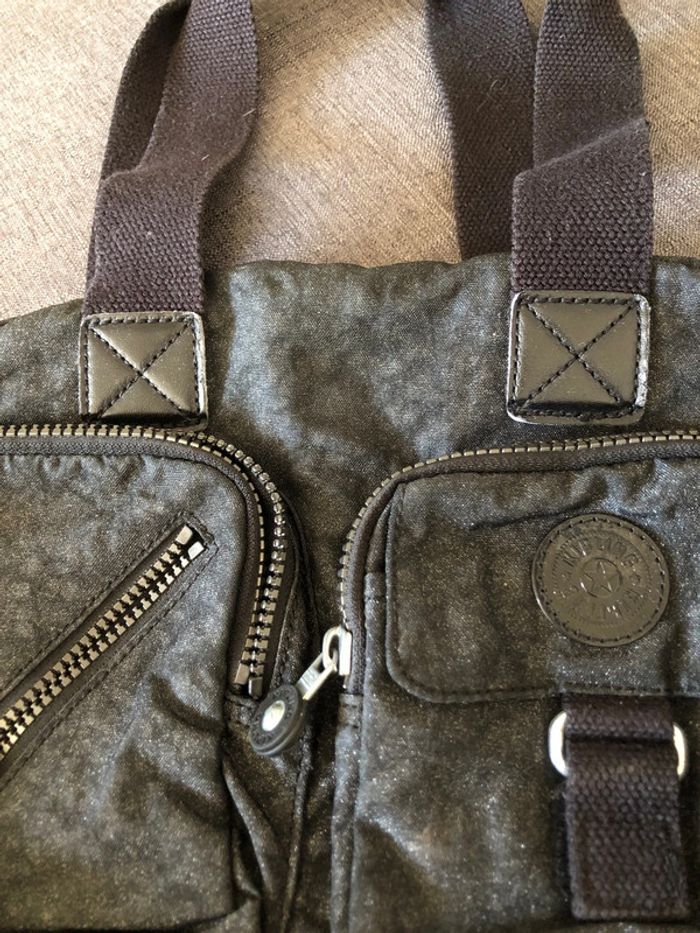 Sac kipling noir à paillettes - photo numéro 2
