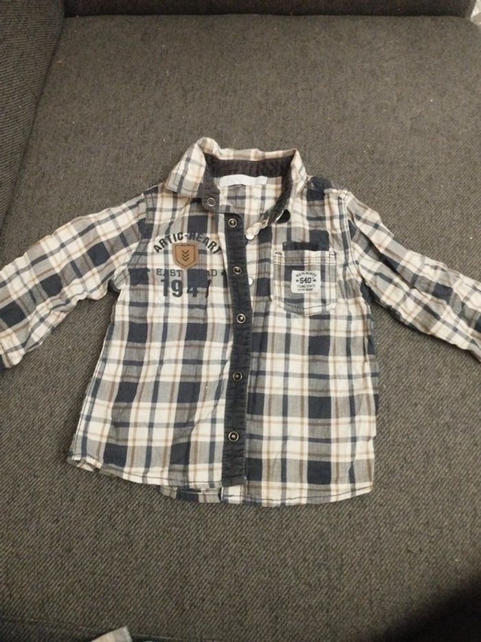 Chemise manches longues 18 mois