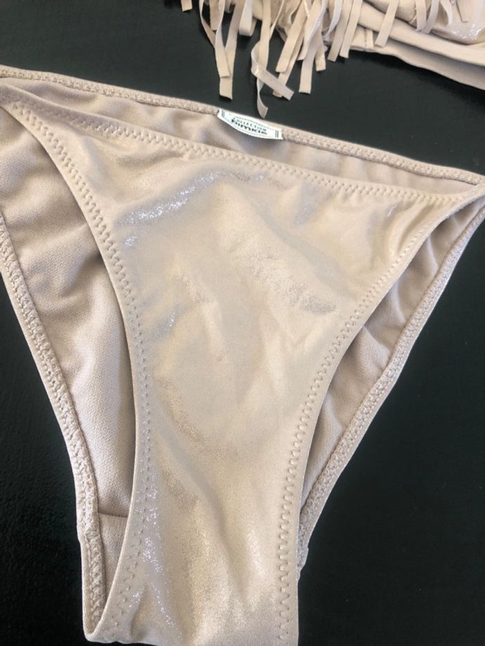 Maillot de bain 2 pièce marron glacé S - photo numéro 2