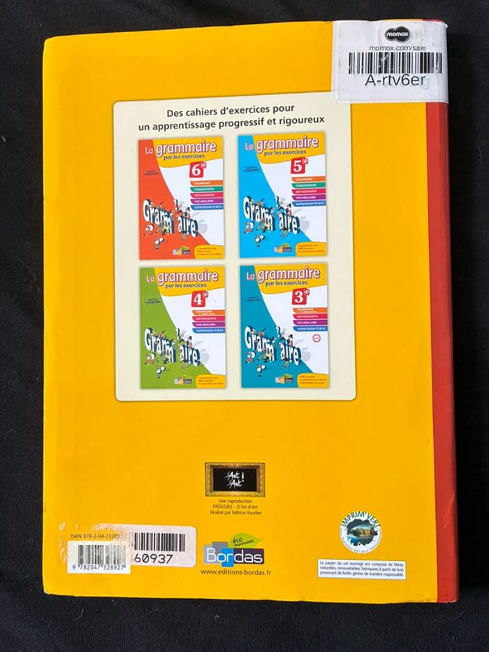 Manuel scolaire Français 3eme - photo numéro 2