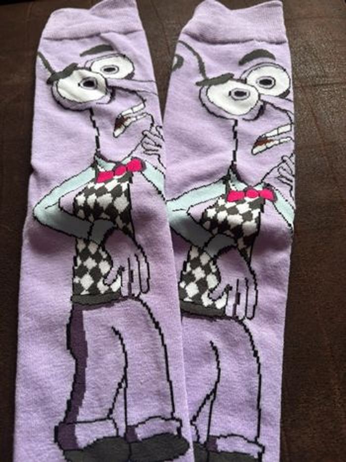 Chaussettes inspirées vice versa mauve - photo numéro 3