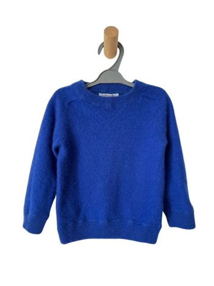 Pull bleu roi 100% cachemire - Monoprix Kids 2 ans