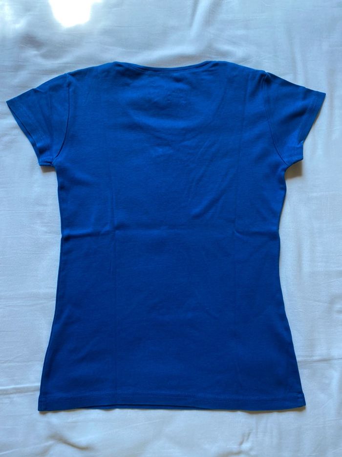 T-shirt bleu - photo numéro 2